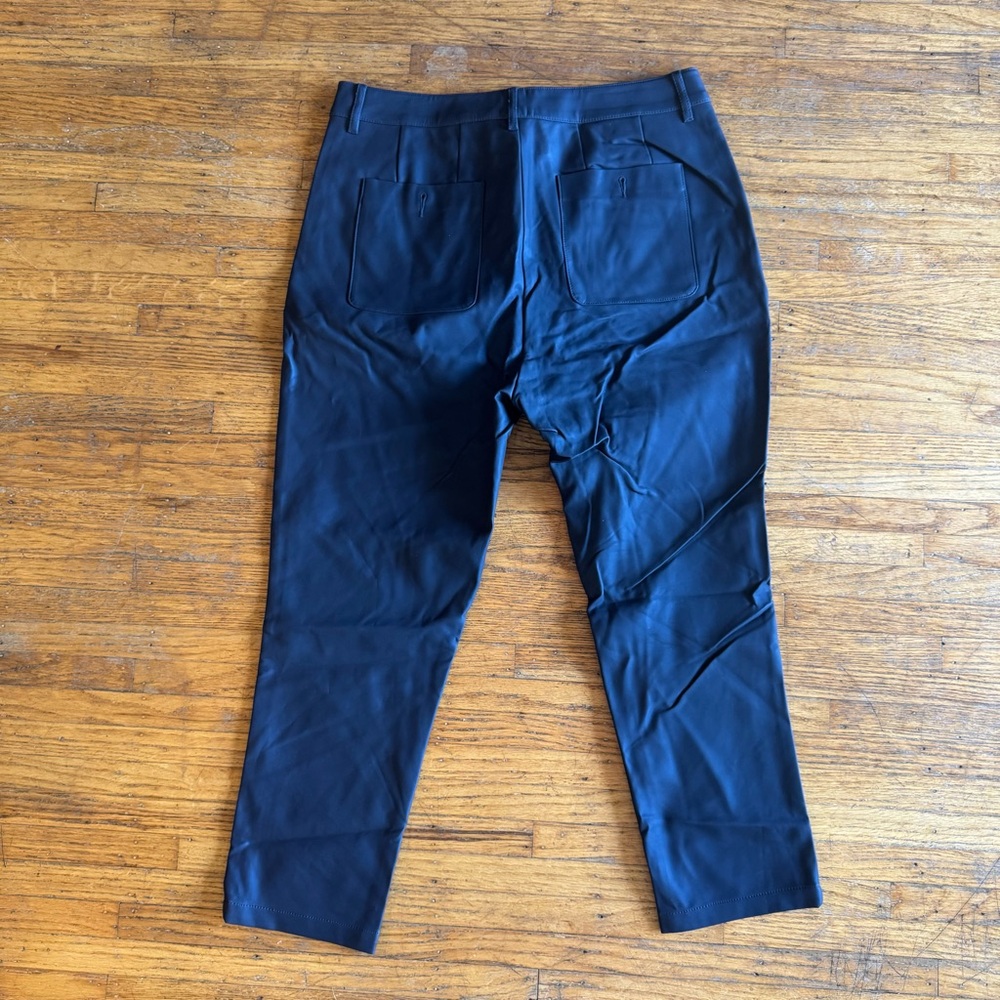 ASOS FAUX LEATHER SMART PANTS - Picture 6 of 9